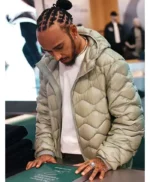 Lewis Hamilton Quilted Puffer Jacket
