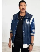 Lionel Richie American Idol Blue Varsity Jacket