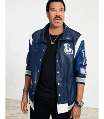 Lionel Richie American Idol Blue Varsity Jacket