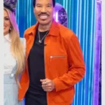 Lionel Richie Orange Suede Jacket