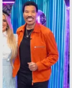 Lionel Richie Orange Suede Jacket