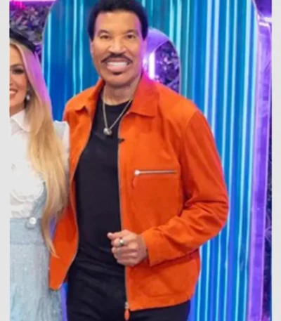 Lionel Richie Orange Suede Jacket