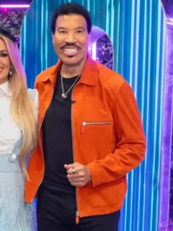 Lionel Richie Orange Suede Jacket