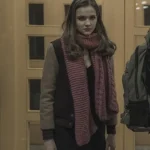Lisa Vicari Dark Martha Nielsen Varsity Fleece Jacket