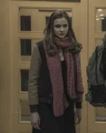 Lisa Vicari Dark Martha Nielsen Varsity Fleece Jacket