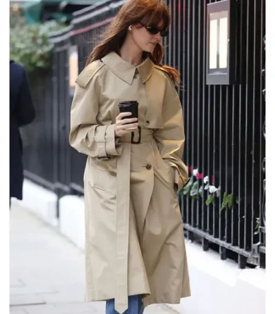 LFW Daisy Edgar-Jones Trench Coat