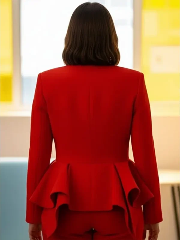 Loot S03 Molly Novak Red Peplum Blazer