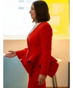 Loot S03 Molly Novak Red Peplum Blazer