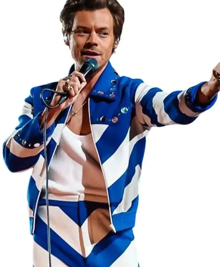 Love On Tour Harry Styles Striped Jacket Love On Tour Harry Styles Striped Jacket