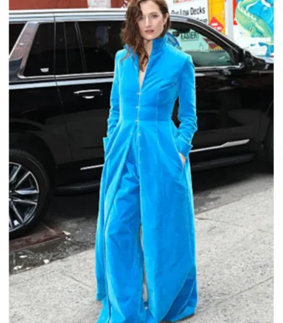 Love Story Screening Grace Gummer Blue Coat
