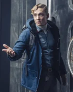 Ludwig Dieter Army of Thieves Blue Parachute Jacket With Hood