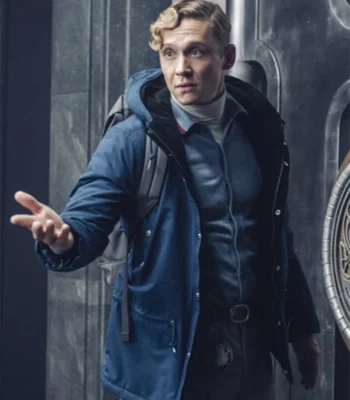 Ludwig Dieter Army of Thieves Blue Parachute Jacket With Hood