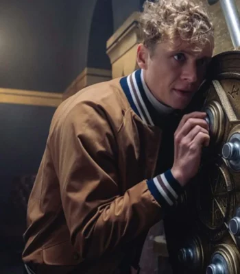 Ludwig Dieter Army of Thieves Brown Bomber Jacket