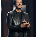 Luke Bryan American Idol Black Leather Jacket