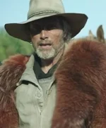 Mads Mikkelsen Chaos Walking Mayor Prentiss Brown Fur Coat