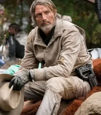 Mads Mikkelsen Chaos Walking Mayor Prentiss Cotton Jacket