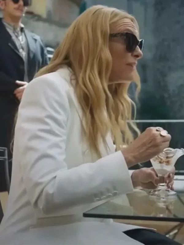 Mafia Mamma 2023 Kristin White Suit