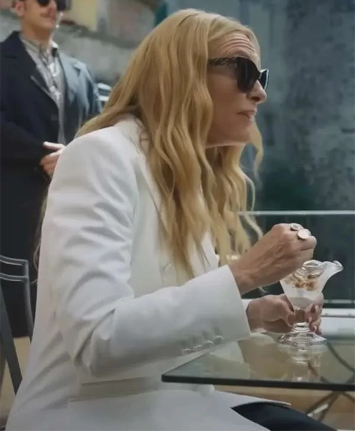 Mafia Mamma 2023 Kristin White Suit Mafia Mamma 2023 Kristin White Suit