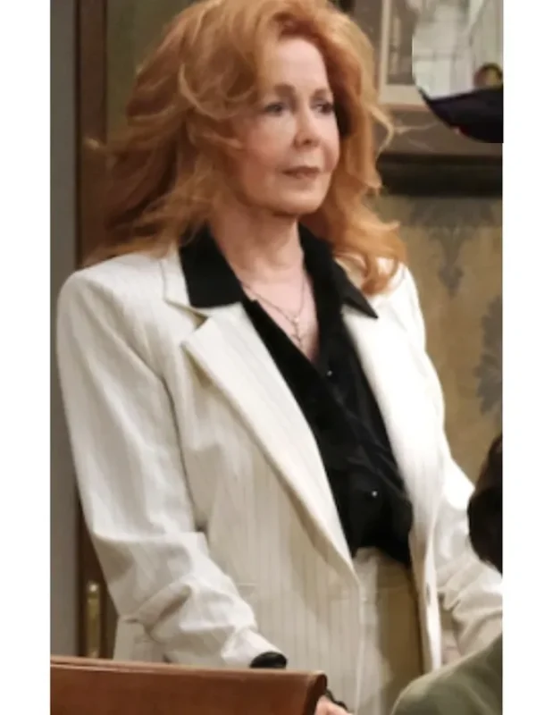 Maggie Horton Days Of Our Lives White Pinstripe Blazer