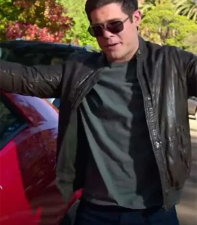 Magic Camp Andy Tuckerman Black Leather Jacket