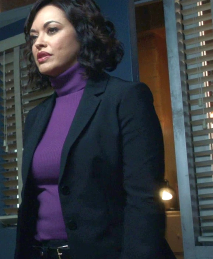 Maria Baez Blue Bloods Black Blazer Maria Baez Blue Bloods Black Blazer