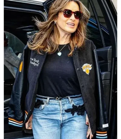 Mariska Hargitay Varsity Jacket