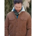 Matt Wells Christmas On The Alpaca Farm Brown Jacket