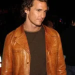 Matthew McConaughey Brown Leather Jacket