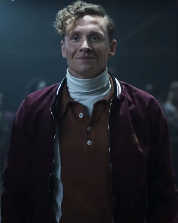 Matthias Schweighöfer Army of Thieves Ludwig Dieter Burgundy Jacket