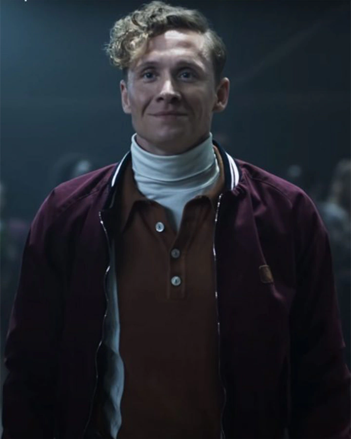 Matthias Schweighöfer Army of Thieves Ludwig Dieter Burgundy Jacket Matthias Schweighöfer Army of Thieves Ludwig Dieter Burgundy Jacket