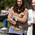 Meaghan Rath Children Ruin Everything S02 Brown Suede Jacket