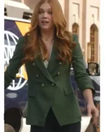9-1-1: S05 Taylor Kelly Green Double Breasted Blazer