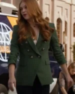 9-1-1: S05 Taylor Kelly Green Double Breasted Blazer