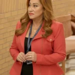 Melissa Schemmenti Abbott Elementary Pink Jacket