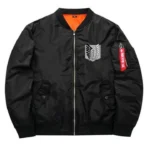 Men and Women Attack On Titan Survey Corps Black Jacket