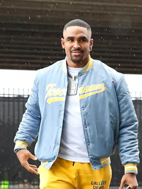 Jalen Hurts Ice Cream Baseball Jacket