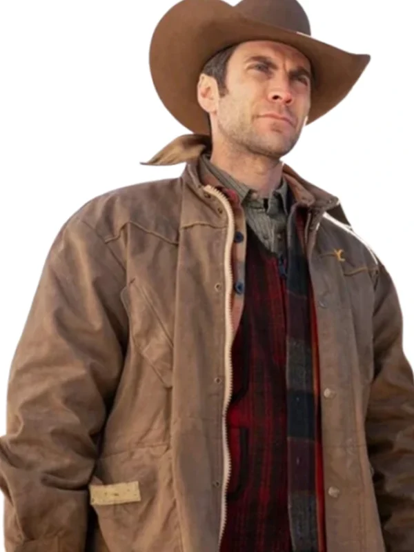 Men’s Tan Brown Sheepskin Leather Jacket