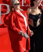 Meryl Streep European Premiere Red Coat