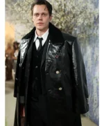 Met Gala 2026 Bill Skarsgard Black Leather Coat