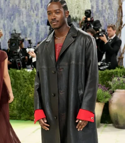 Met Gala 2026 Damson Idris Leather Coat