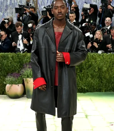 Met Gala 2026 Damson Idris Leather Coat