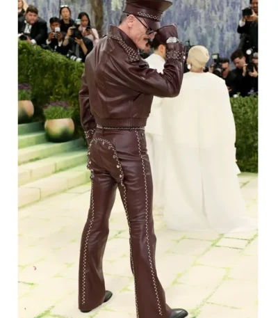 Met Gala 2026 Luke Evans Studded Leather Suit
