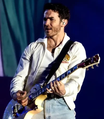 Mexico Tour 2026 Kevin Jonas White Jacket