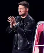 Michael Buble The Voice S28 Leather Jacket