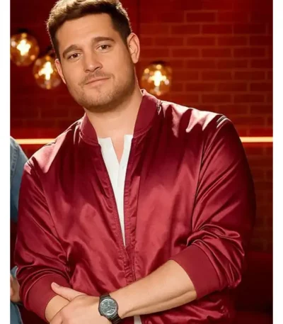 Michael Buble The Voice S28 Bomber Jacket