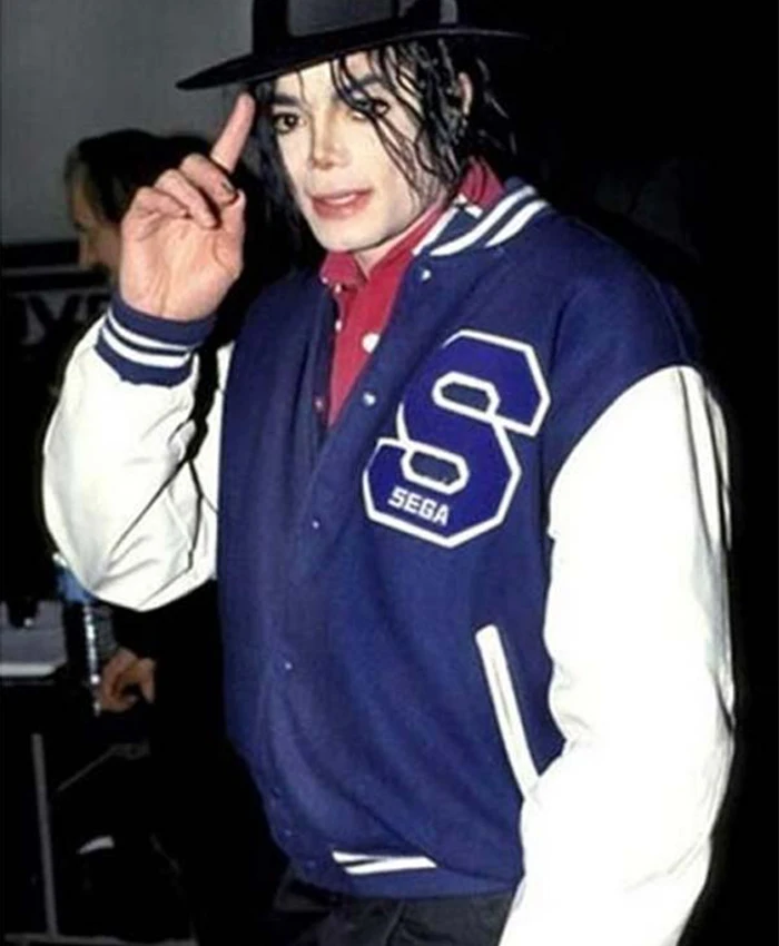 Michael Jackson Sonic The Hedgehog Varsity Jacket Michael Jackson Sonic The Hedgehog Varsity Jacket