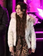 Michelle Keegan Brassic S03 Puffer Fur Jacket
