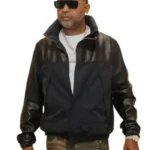 Mike Epps 2026 Black Bomber Jacket