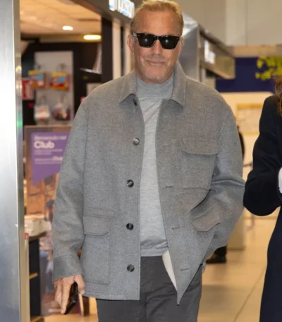 Milan Kevin Costner Grey Jacket