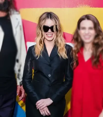 Milly Alcock DC Event LA Supergirl Black Blazer
